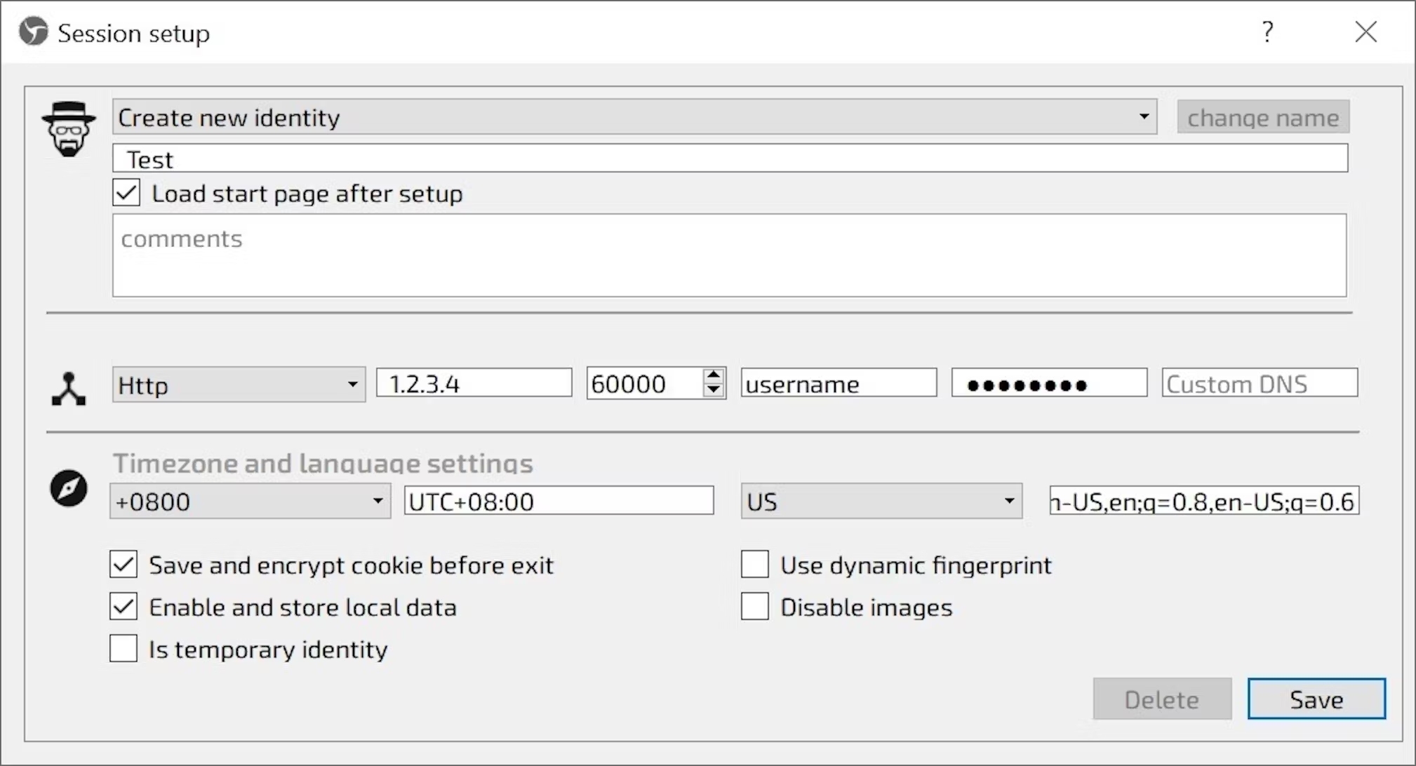 How to set up a proxy in Sphere Browser - HowToUseProxy.com