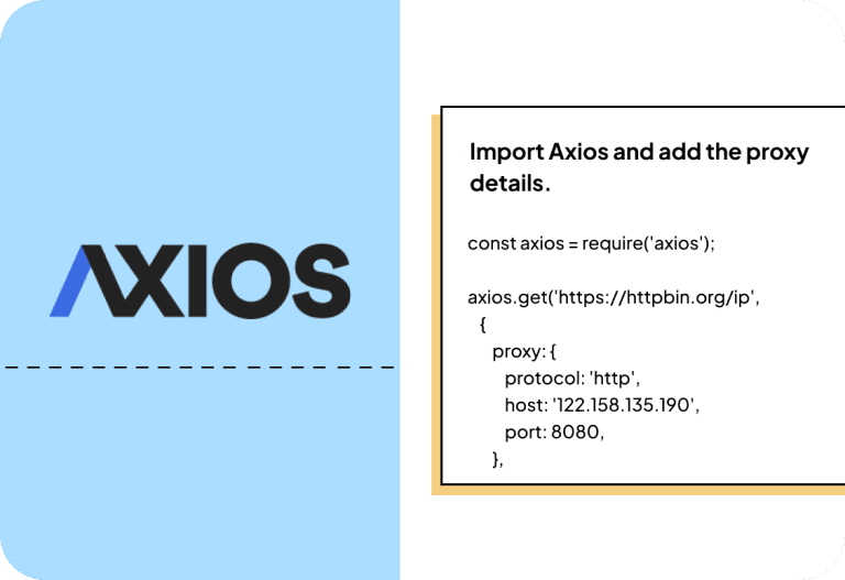 How to use proxy with Axios - HowToUseProxy.com