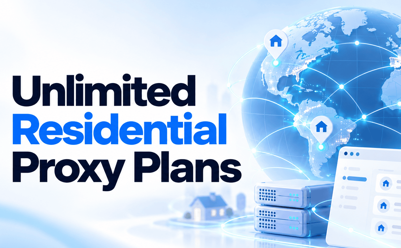 Unlimited residential proxy plans