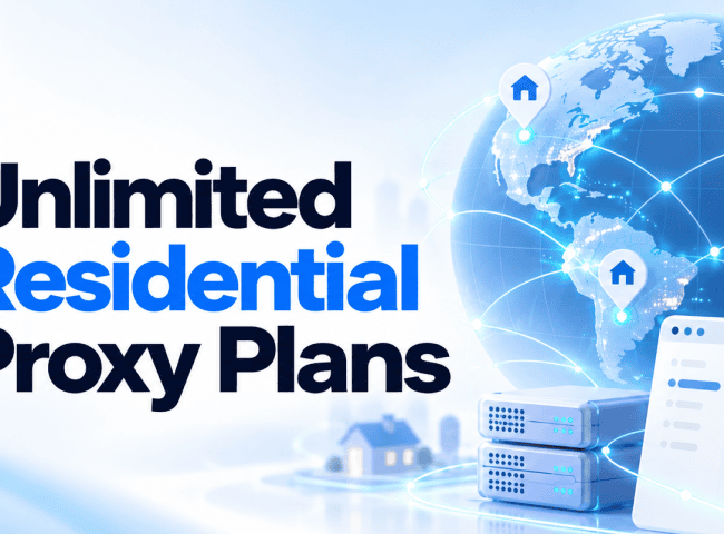 Unlimited residential proxy plans